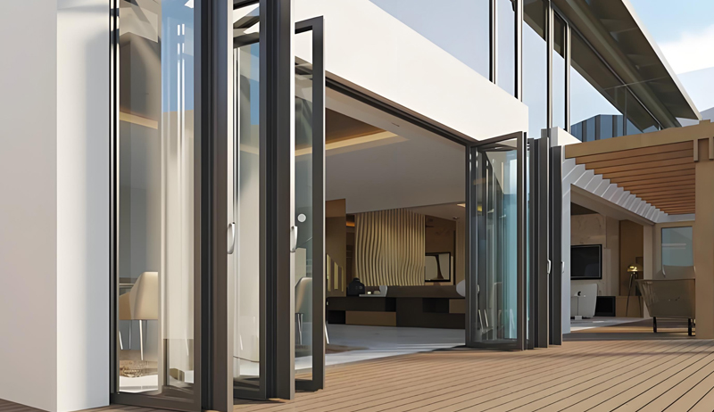 Panoramic folding door: unlocking a new realm of home fashion